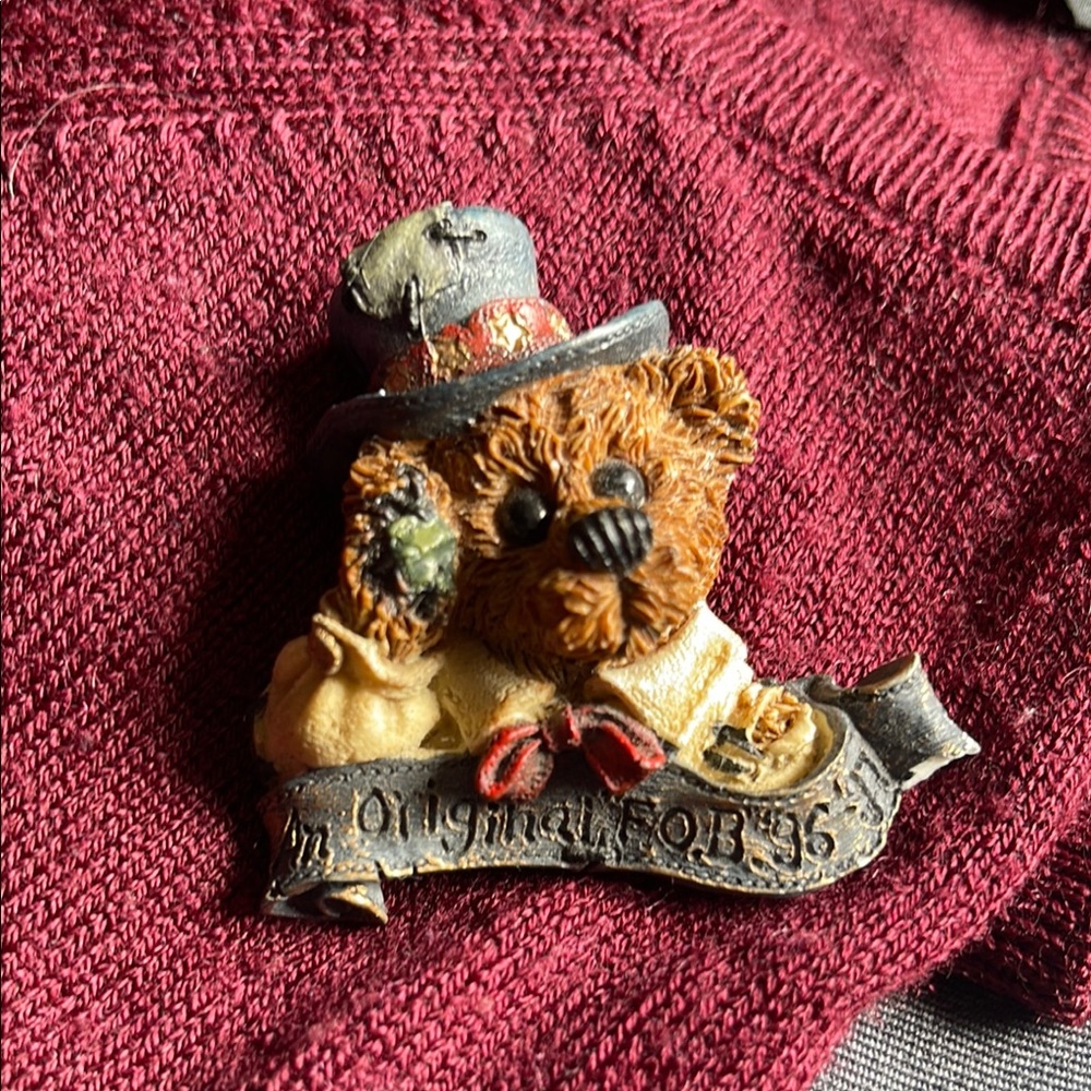 Vintage Teddy Bear Brooch